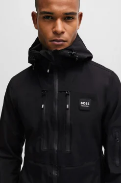 Best boss Neil Regnjakke Black