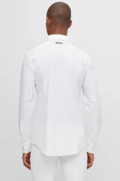 Hot boss Norman Stevneskjorte for menn White