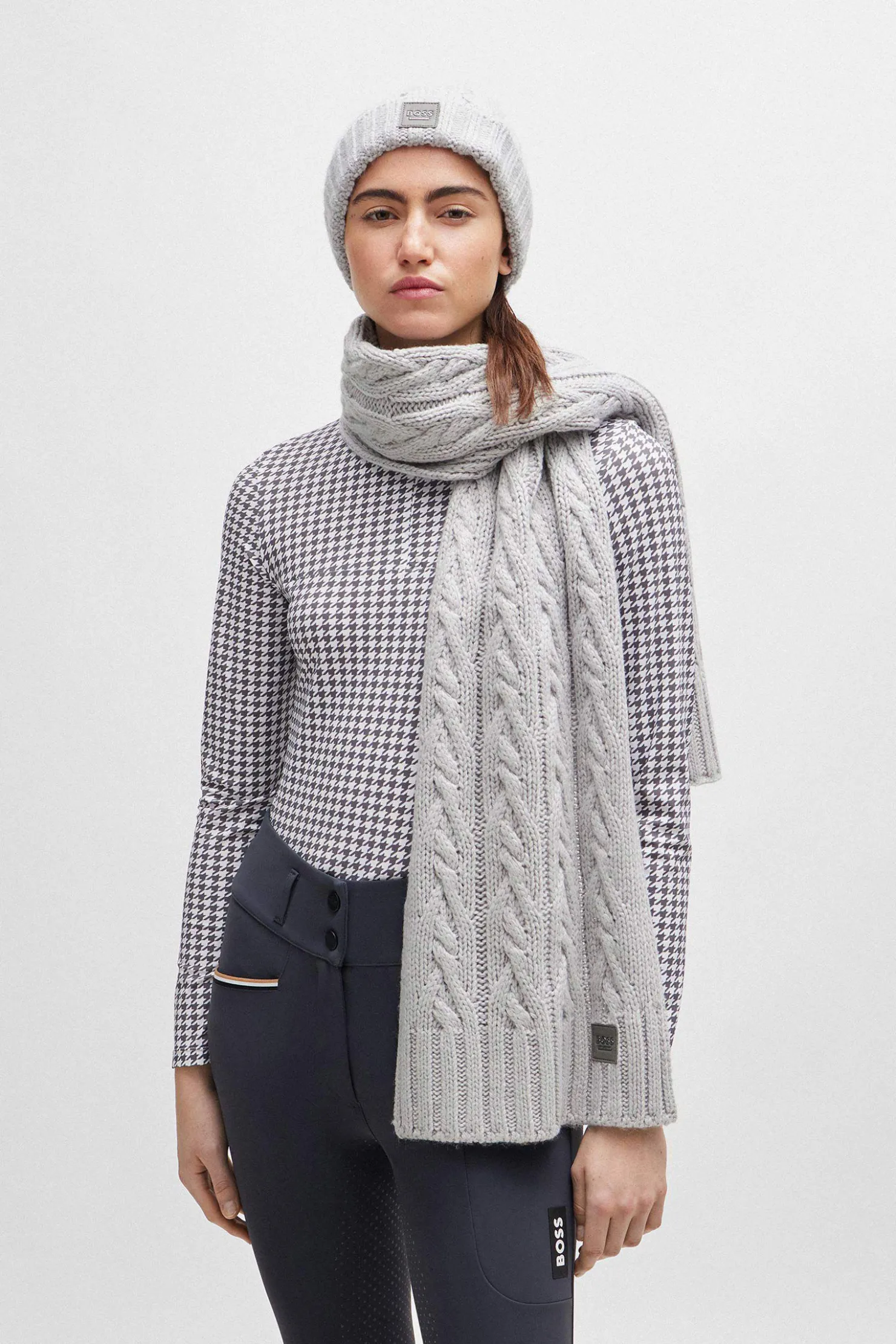 Best boss skjerf Grey