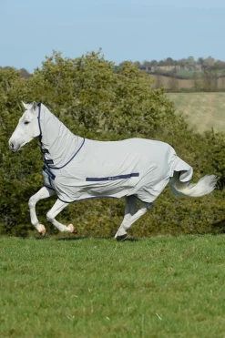 Best bucas Sweet-Itch eksemdekken med fast hals Silver