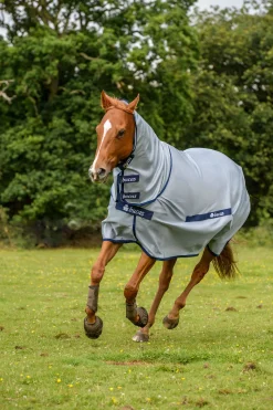 Discount bucas Buzz-Off Halsdekken til ponni Silver/Blue