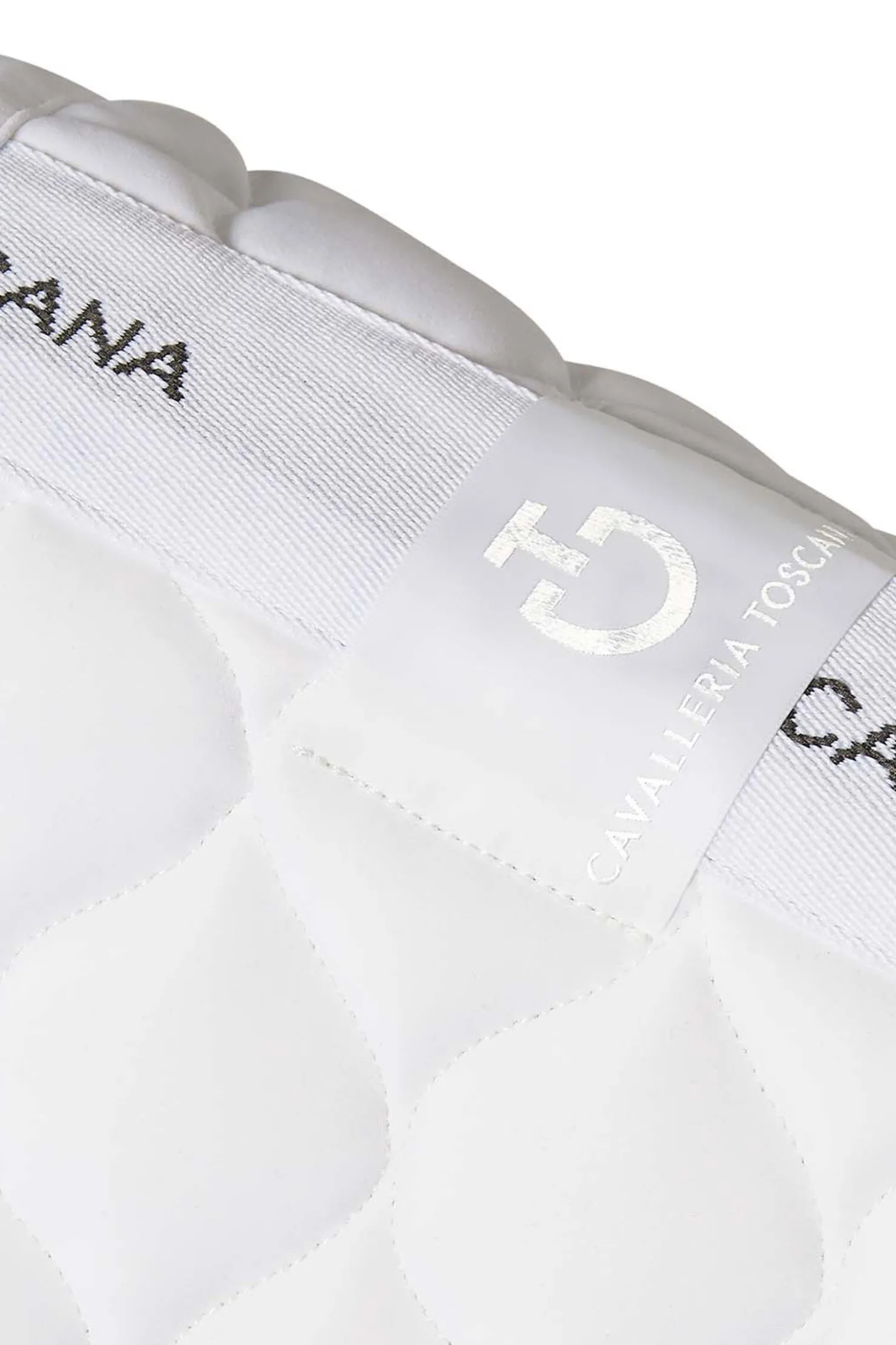 cavalleriatoscana Cavalleria Toscana Jersey Dressage Saddle Pad WH/AB
