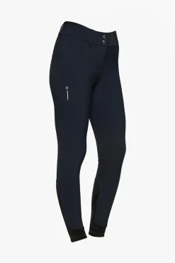 New cavalleriatoscana Cavalleria Toscana RS ridebukser til dame med høyt liv og integrert grip DB/AB