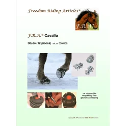 New cavallohorseriderfr Cavallo Hoof Boots F.R.A. broddsett, 12 deler Galvanisering