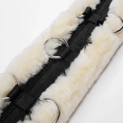 New christ longeringsgjord med saueskinn Black/Off-White