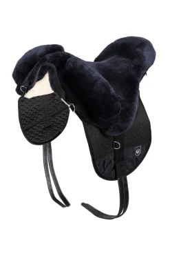 Clearance christ Premium Plus, barbak ridepad i lammeskinn Anthracite/Black