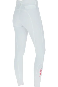 Hot covalliero Janne x rosa sløyfe ridebukser, dame WhitePearl