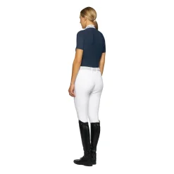 Discount cavalleriatoscana CT Elegant Embroidery S/S Competition Shirt Blue