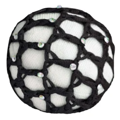 Outlet waldhausen ELT hårnett med glitrende steiner Black