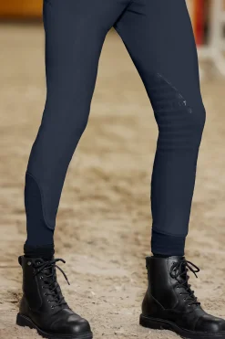 Sale elt Mailo kneforsterkede ridebukser for menn med silikon deepblue