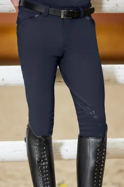 Sale elt Mailo kneforsterkede ridebukser for menn med silikon deepblue