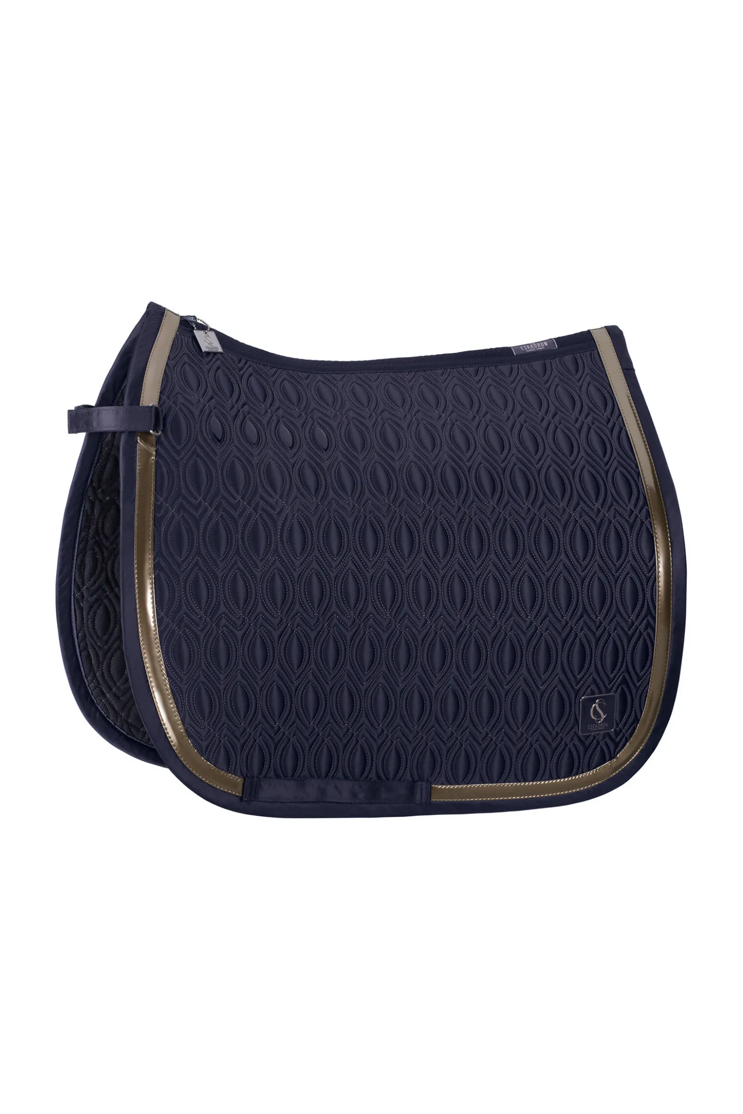 Outlet eskadron Classic Sports Dressage Saddle Cloth Mattgloss Contrast SS24 Navy