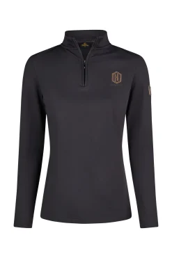 New eskadron Fanatics AW24 Langermet 1/2 glidelås skjorte Black