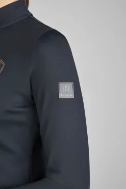 New eskadron Fanatics AW24 Langermet 1/2 glidelås skjorte Black