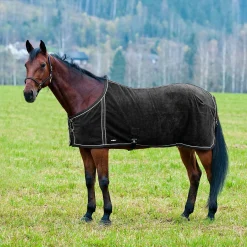 Hot finntack Pro fleecedekken med nettingfôr Black/Black