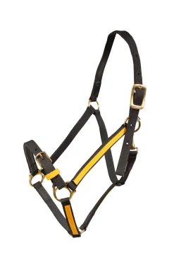 Discount finntack Pro syntetisk Yankee nylongrime med åpningsmulighet over mulen Black/Yellow