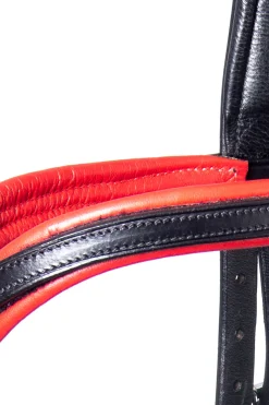 Clearance fra F.R.A. Freedom Riding Articles Aruba bittløst hodelag med tøyler (system 3) Black