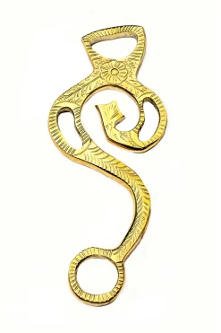 Hot fra F.R.A. Freedom Riding Articles Barco Set hackamore sjenkler, 150mm Brass