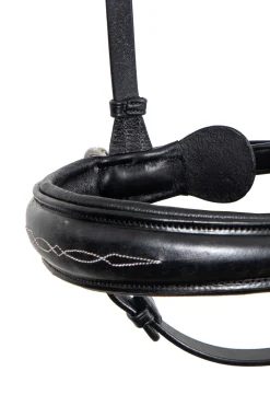 Outlet fra F.R.A. Freedom Riding Articles Alizée Mistral bittløst hodelag med tøyler (system 3) Black/Black