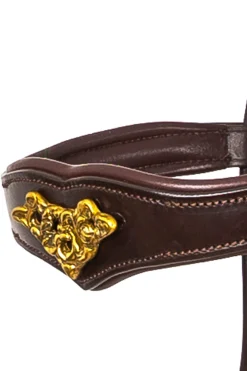 Clearance fra F.R.A. Freedom Riding Articles Imperial hodelag Hackamore med tøyler (system 2) shire Brown