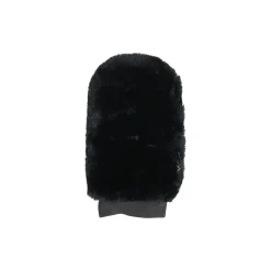 Best groomingdeluxe Grooming Deluxe Sheepskin Grooming Glove Black