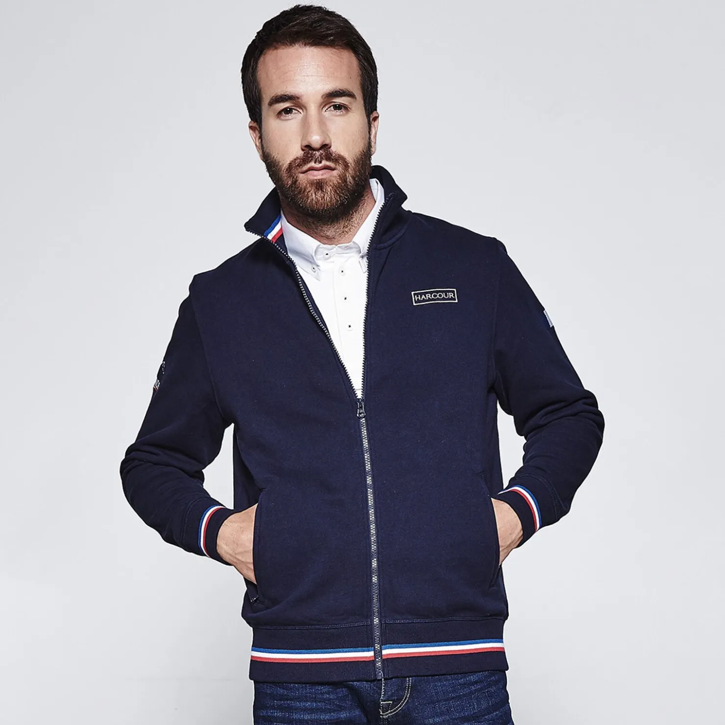 Hot harcour Reveurh genser, herre DB/AB