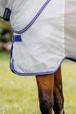 Sale horseware Amigo Airflow flueteppe med avtakbar nakkedel Navy/Airblue