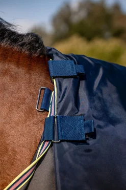 Discount horseware Amigo Bravo 12 Plus utedekken med avtakbar hals, 0g Shadow/Navy&Rose
