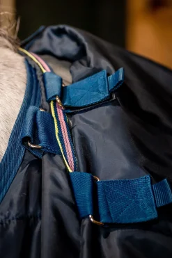 Best horseware Amigo Bravo 12 Plus Bundle Utedekken 50g, med 2 underdekken DarkShadow/Navy&Rose