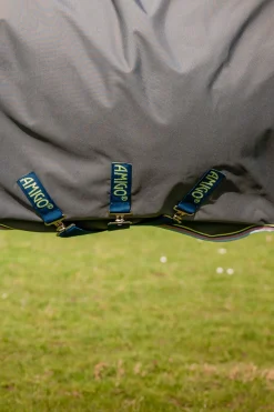 New horseware Amigo Bravo 12 Plus utedekken, 250g Shadow/Navy&Lime