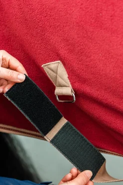 Hot horseware Amigo Fleece Cooler Mulberry/Taupe