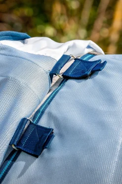 Best horseware Amigo Fluedekken AzureBlue/Navy&ElectricBlue