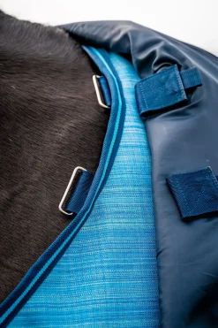 horseware Amigo Hero 900 Revive Plus utedekken med avtakbar hals, 50 gram OceanBlue