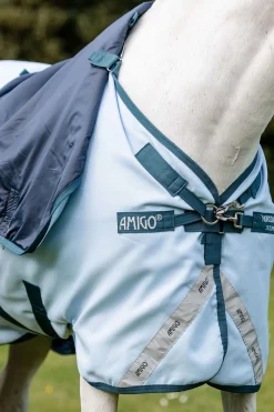 Best horseware Amigo Plant Dye utedekken, 50 gram Blue/DarkBlue