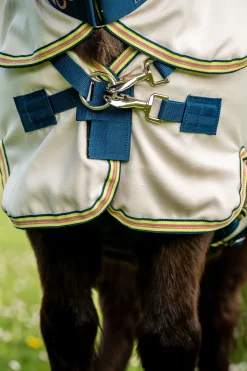 Sale horseware Amigo Ripstop Hoody Petite, fluedekken Chalk/Navy&Rose