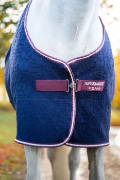 Outlet horseware dekorert jersey cooler Navy/Burgundy
