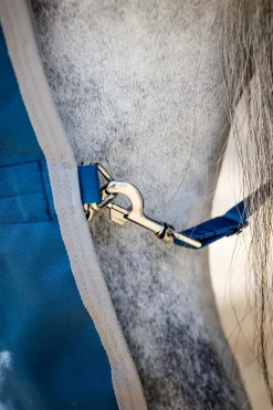 Clearance horseware Ionic Therapy Utedekken, 100g ImperialBlue/Silver&Navy