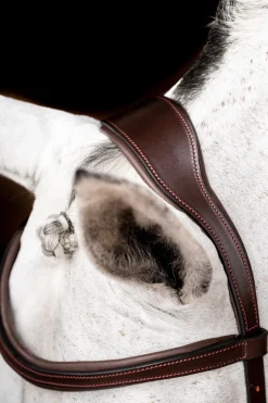 Sale horseware Micklem 2 Competition hodelag med gummitøyler DarkBrown