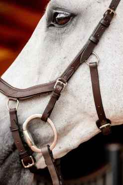 Sale horseware Micklem 2 Competition hodelag med gummitøyler DarkBrown