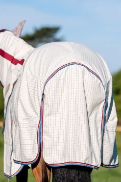 horseware Rambo Optimo Supreme utedekken med Disc-lukking, 0g Navy/Cherry