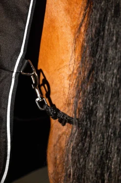 New horseware Rambo stalldekken, 400g Black/Black&Silver