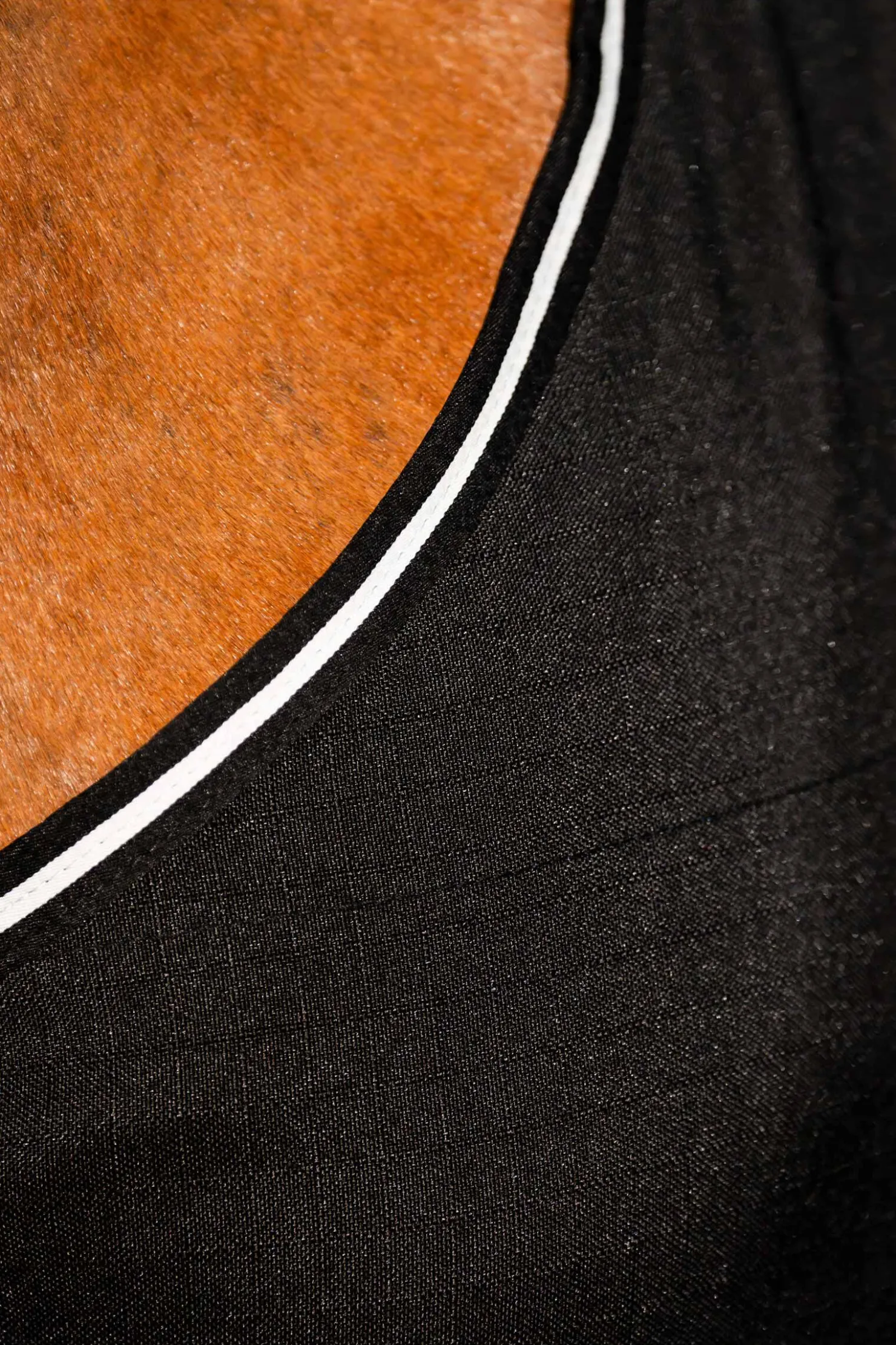 Sale horseware Rambo Stalldekken med mikrofiberfôr, 0g Black/Black&Silver72_6'0"