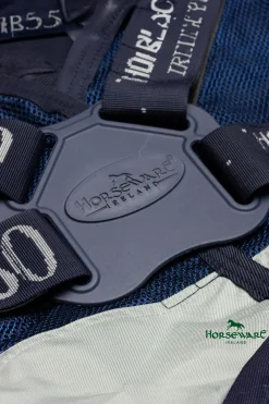 Discount horseware Rambo Summer Series utedekken med liner og avtakbar nakkedel, 100g Navy/Grey