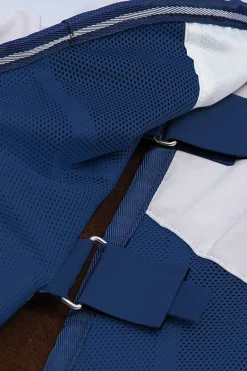 Discount horseware Rambo Summer Series utedekken med liner og avtakbar nakkedel, 100g Navy/Grey