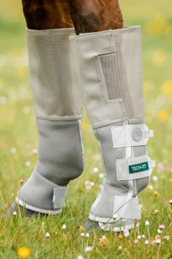 New horseware Rambo Tech-Fit Fluebeskytter (Sett med 4) Silver