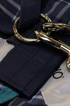 Clearance horseware Rhino Plus Vari-Layer utedekken med avtakbar halsdel, 250 g DarkBlue/TurqoiseBlue