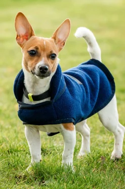 Sale horseware Signature Hundefleece-teppe Navy