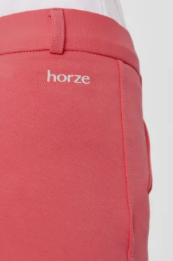 Outlet horze Active helforsterket ridebukse med silikon, barn Peonypink