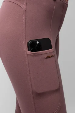 horze Adalia helforsterkede ridebukser rosebrown