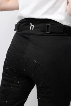 Hot horze Adeline ridebukse, fôret, silikon, dame Black